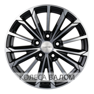 Khomen Wheels KHW1611 (16_Duster/Kaptur/Terrano) 6.5x16 5x114.3 ET50 66.1 Black-FP